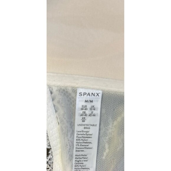 Spanx 30032R Women’s Undietectable Push-up Plunge Bra in Powder Medium NWOT - Picture 6 of 6